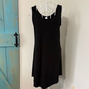 Classic Sleeveless Black Women's tank Dress